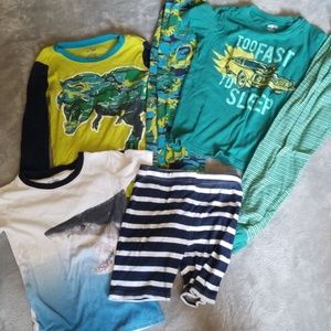 3 pairs of boys pajamas